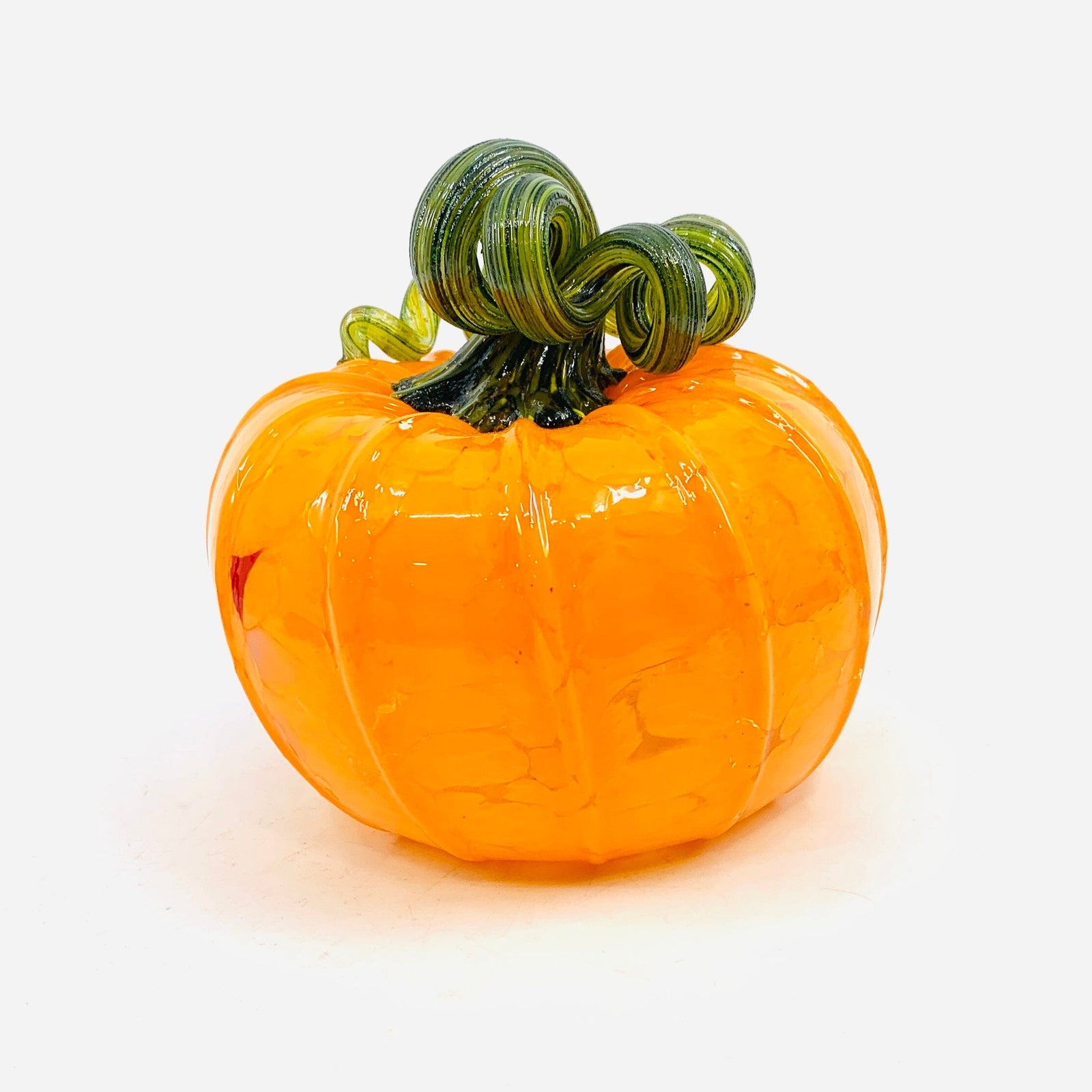 Daily Pumpkin 854 “Oops” Squat Gabby Luke Adams Glass Blowing Studio 