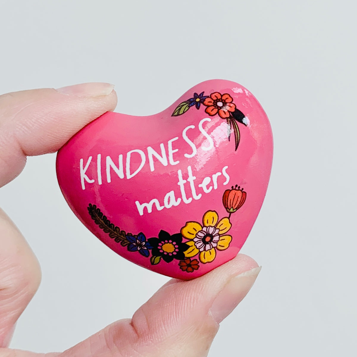 "Inspirational Words" Heart Chimes