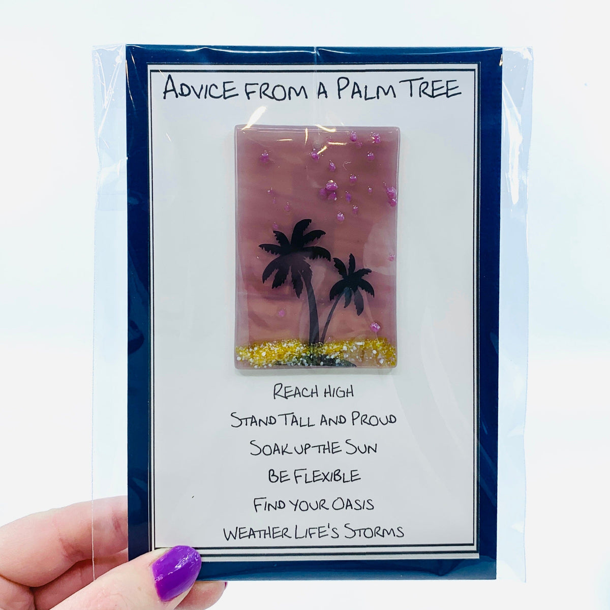 Fused Glass Advice From a Palm Tree 24 Decor Glimmer Glass Gifts 
