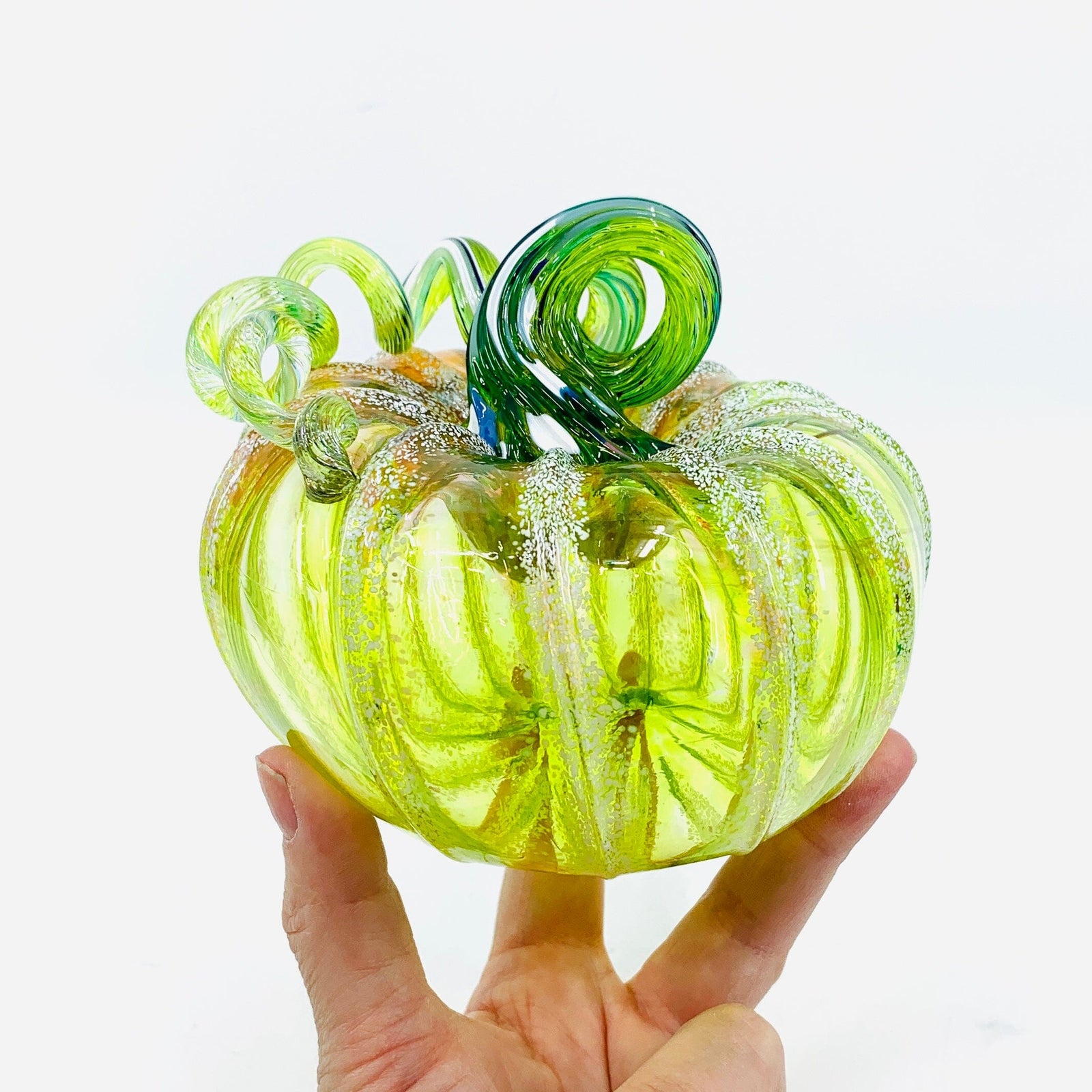 Daily Pumpkin 1878 Squat Gabby Luke Adams Glass Blowing Studio 