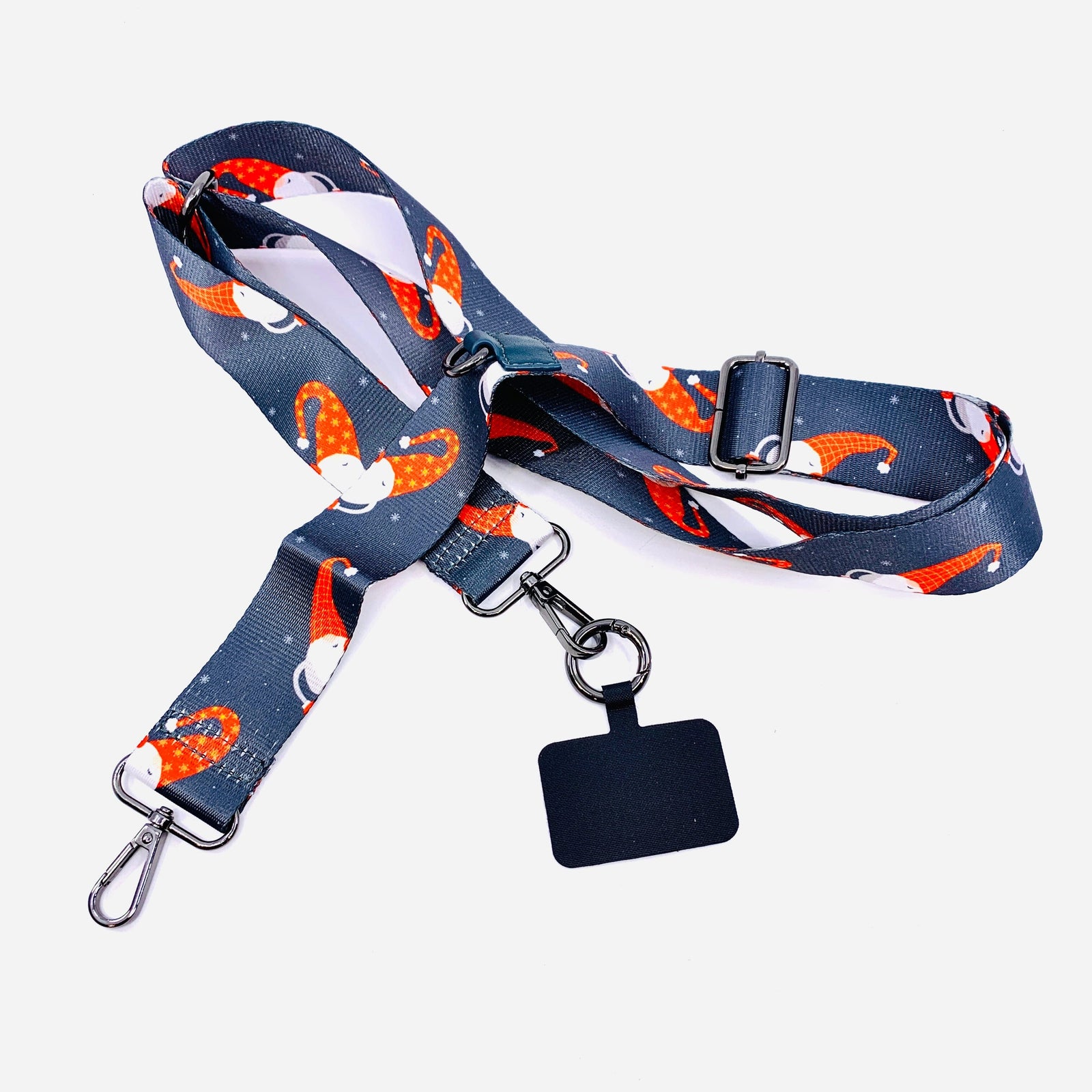 Crossbody Cell Phone Strap, Peeking Gnomes Save The Girls 