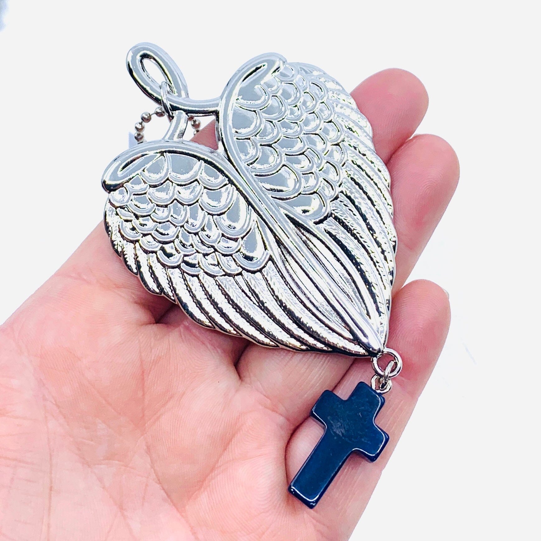 Wings of Inspiration Car Charm, Always in My Heart Ornament GANZ 