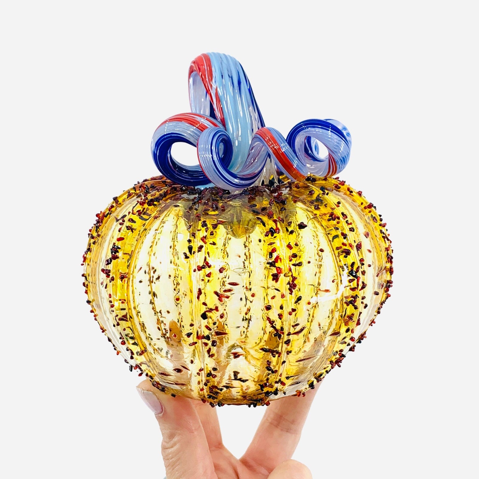 Daily Pumpkin 27 American Squat Gabby Luke Adams Glass Blowing Studio 