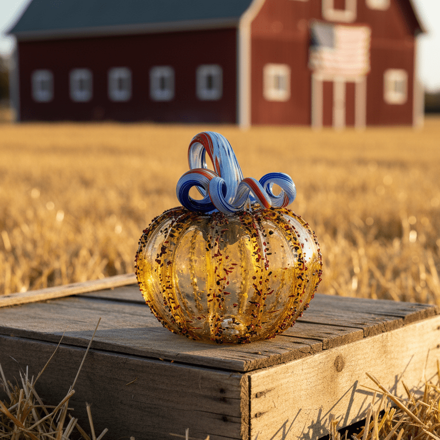 Best Daily Pumpkin 1332 American Squat Gabby Luke Adams Glass Blowing Studio 