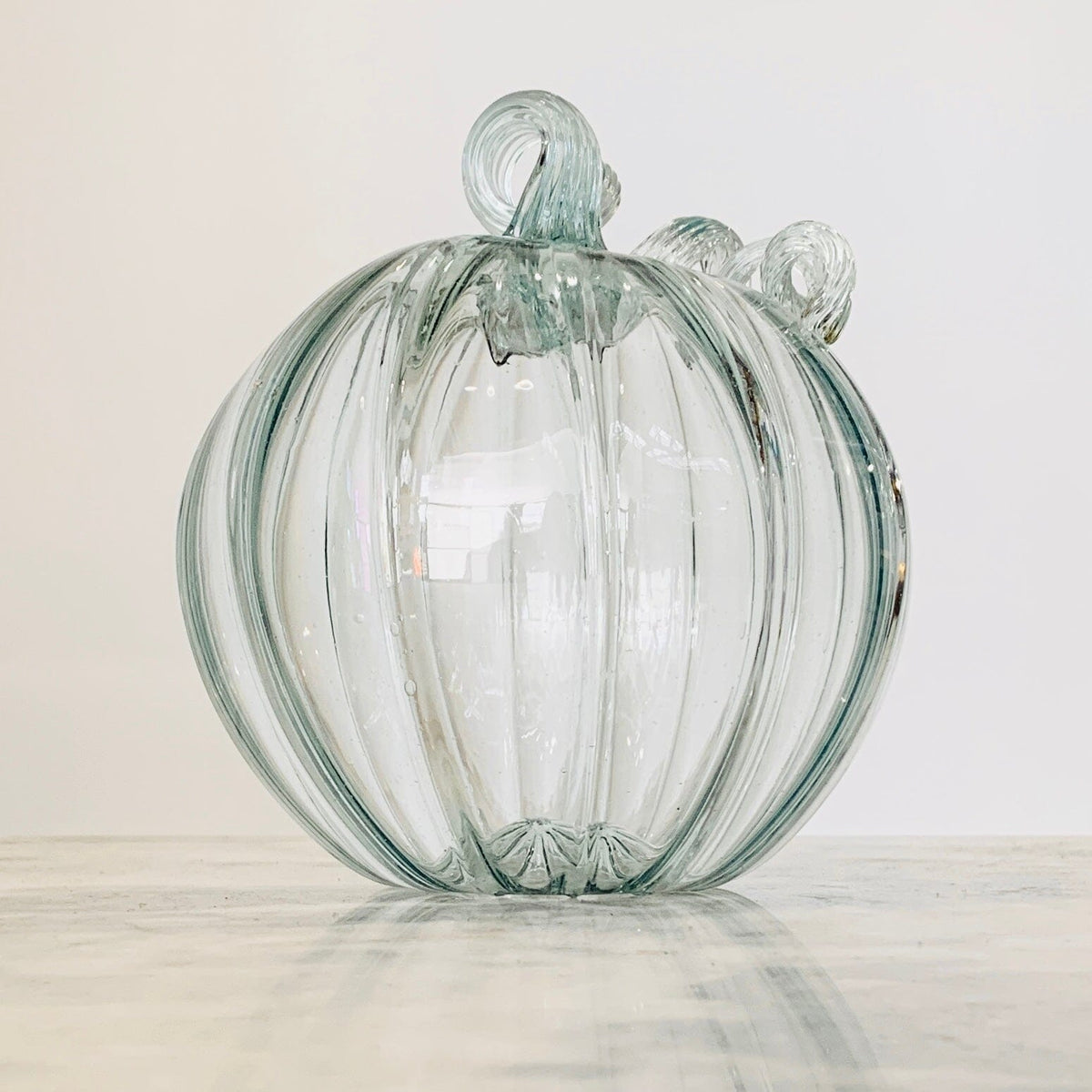 Crystal Pumpkin Production Pumpkin Luke Adams Glass Blowing Studio 