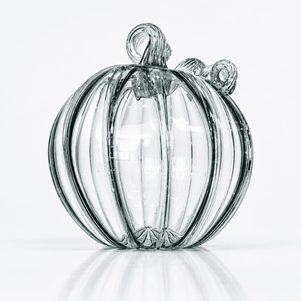 Crystal Pumpkin Production Pumpkin Luke Adams Glass Blowing Studio 