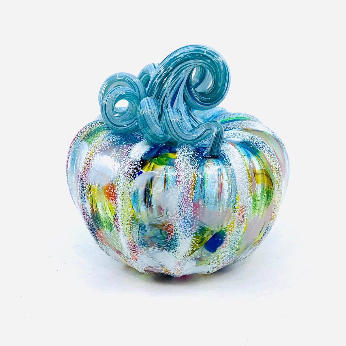 Daily Pumpkin 1727 Holiday Snowfall Squat Gabby Luke Adams Glass Blowing Studio 