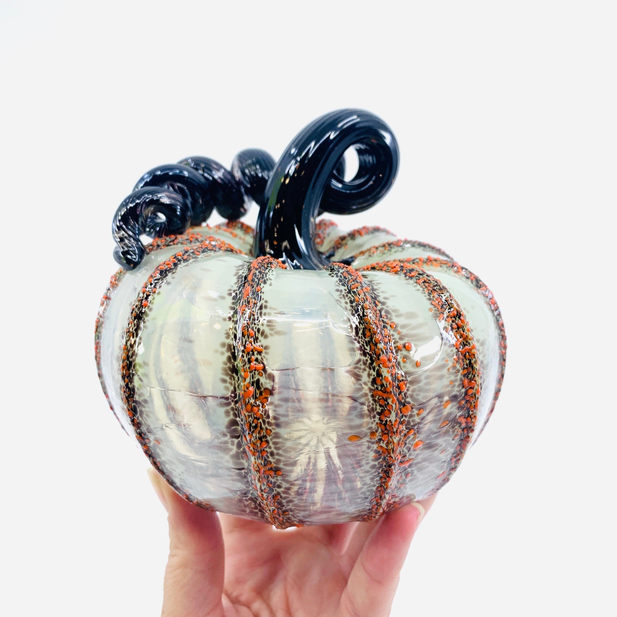 Sleepy Hollow Squat Pumpkin Inspo Luke Adams Glass Blowing Studio 