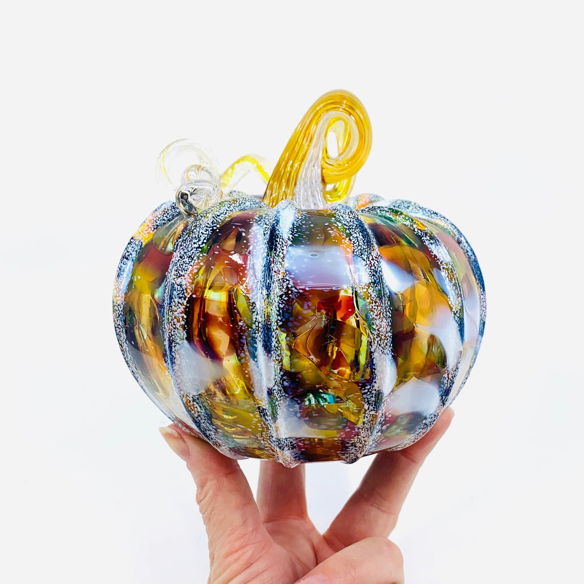 Daily Pumpkin 3550 Squat Gabby Luke Adams Glass Blowing Studio 