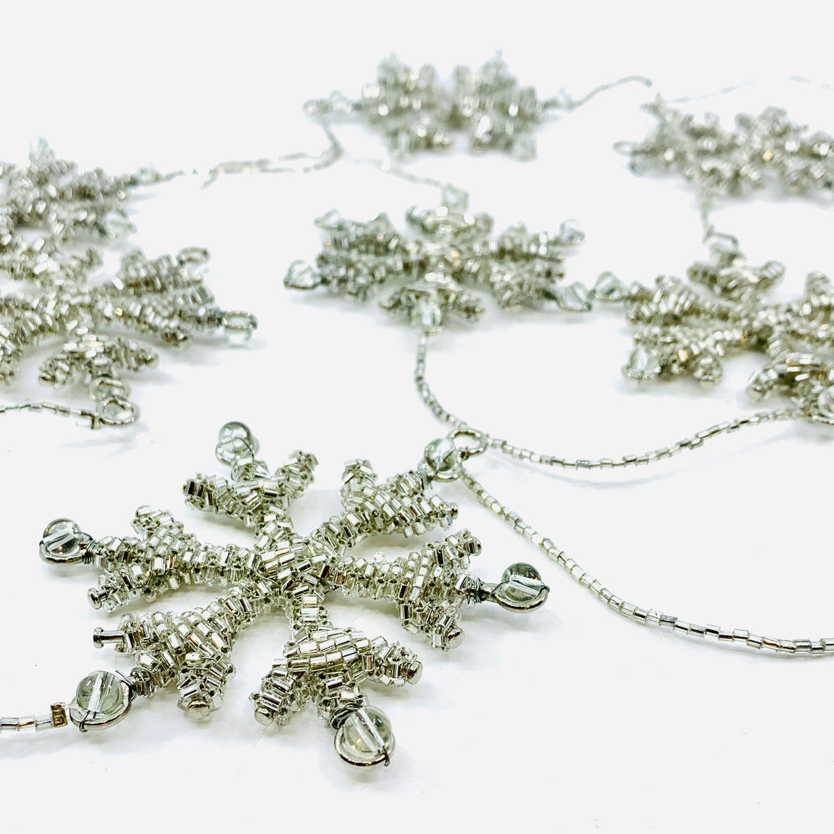 Snowflake Beaded Garland 23