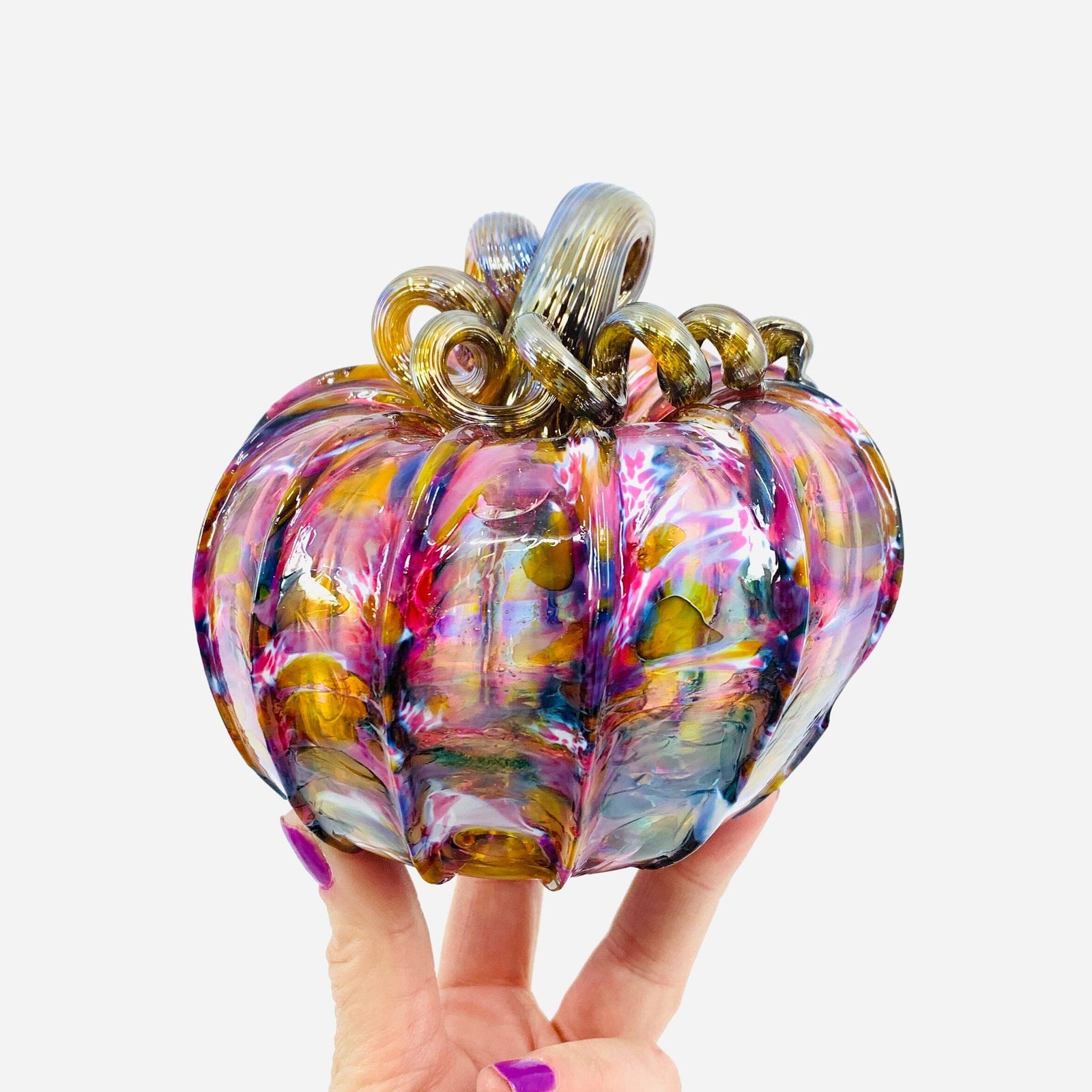 Daily Pumpkin 3116 Practice Squat Gabby Luke Adams Glass Blowing Studio 