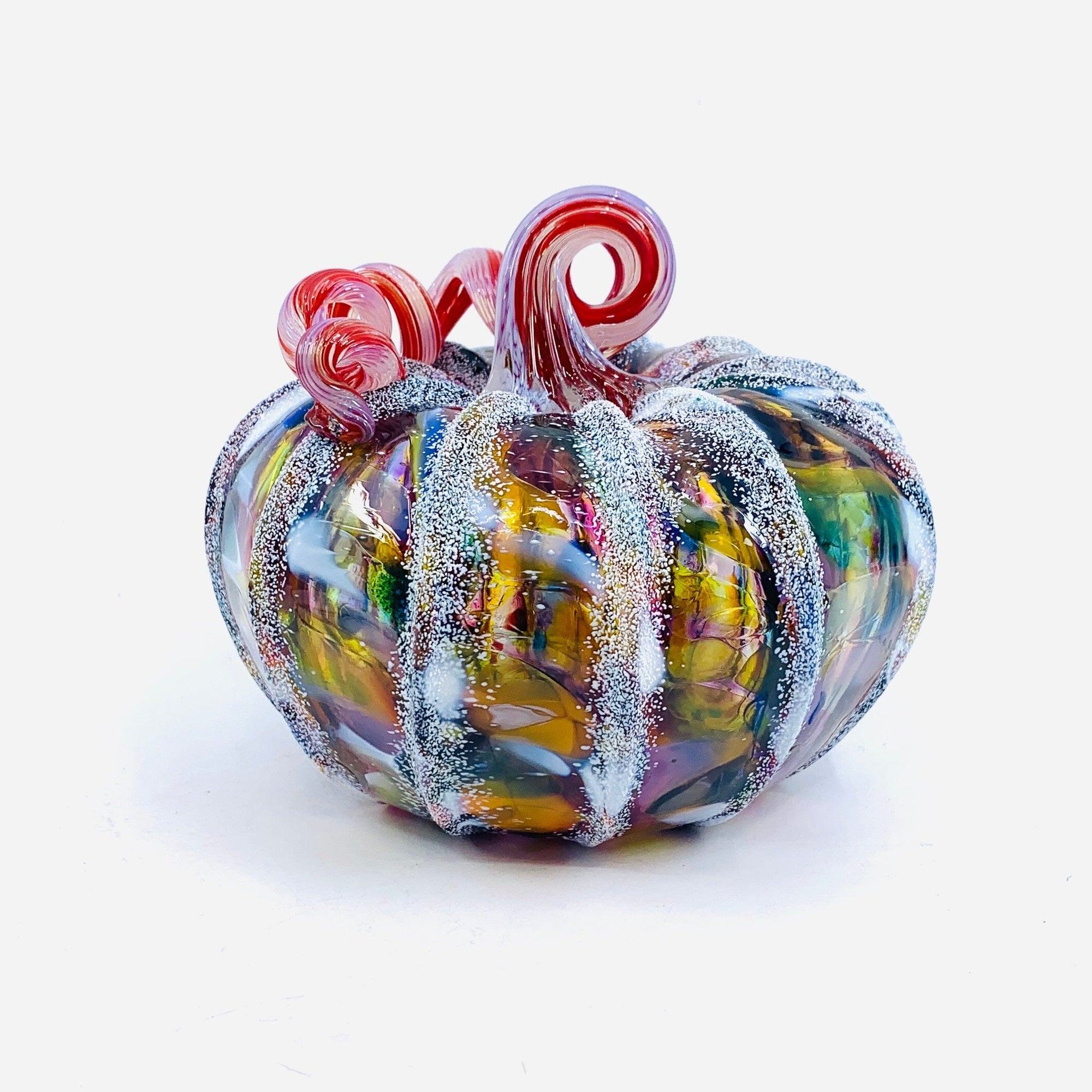 Daily Pumpkin 1858 Snowfall Squat Gabby Luke Adams Glass Blowing Studio 