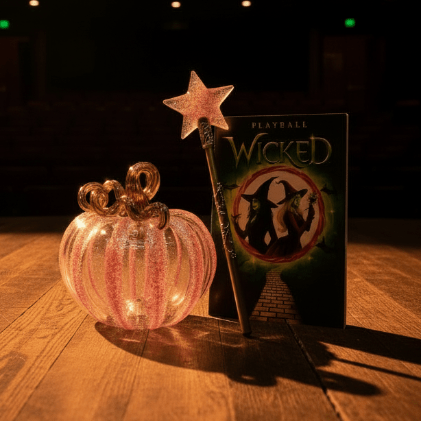 Glinda, Pink Frost Pumpkin Inspo Luke Adams Glass Blowing Studio 