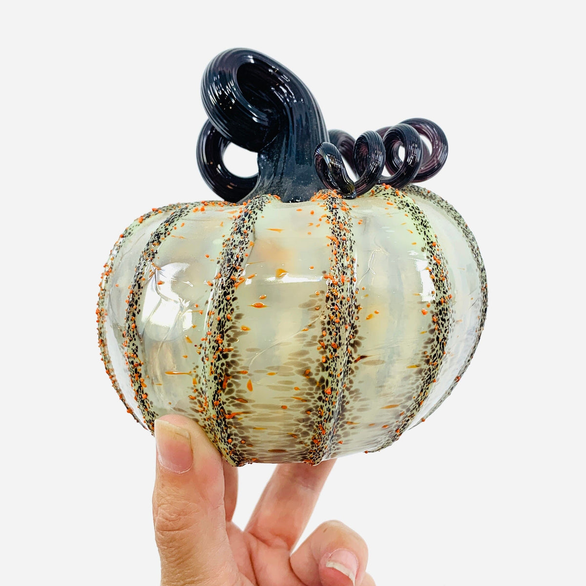 Daily Pumpkin 3063 Oops Squat Gabby Luke Adams Glass Blowing Studio 