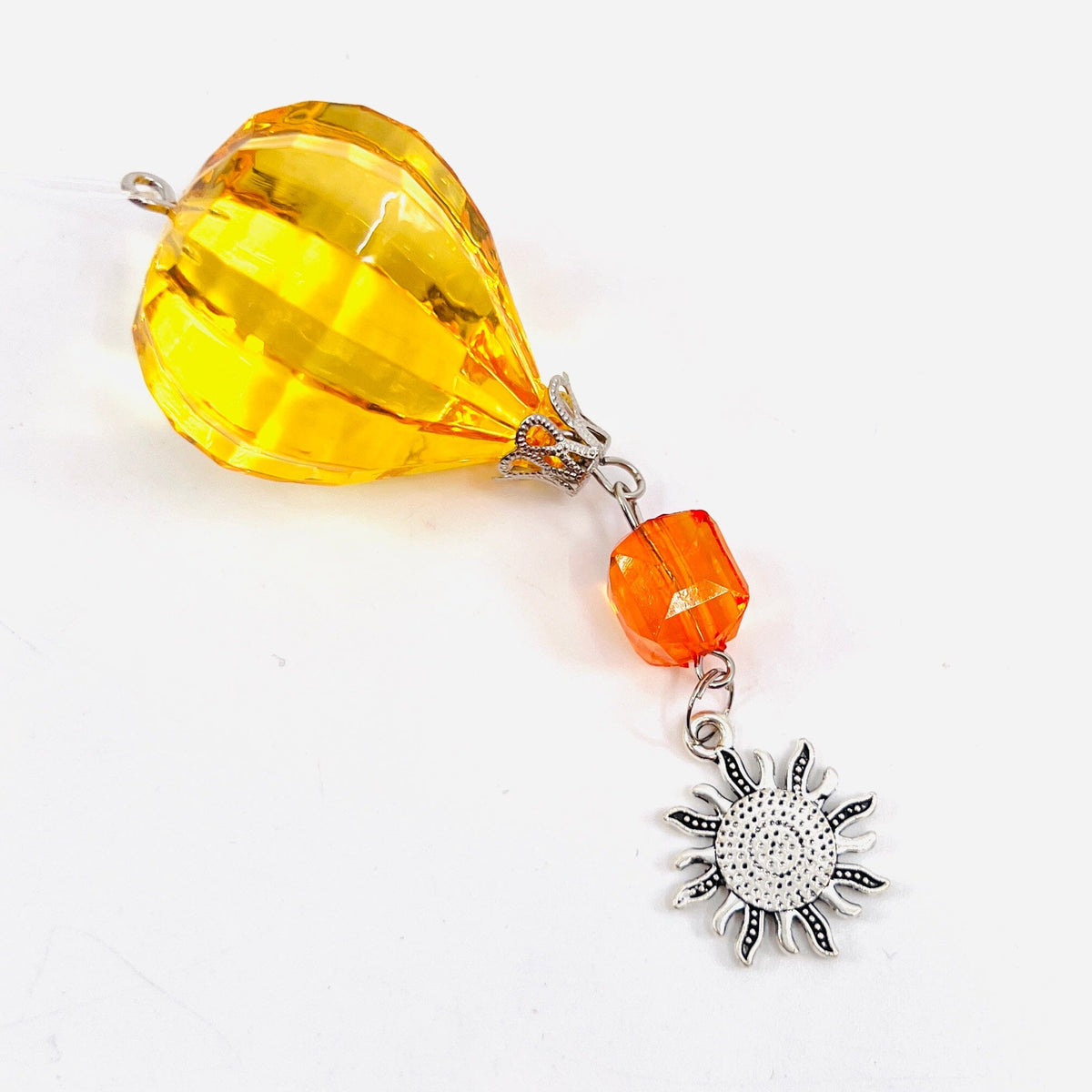 Mini Charm Balloon Crystal Ornament, Orange Ornament GANZ 