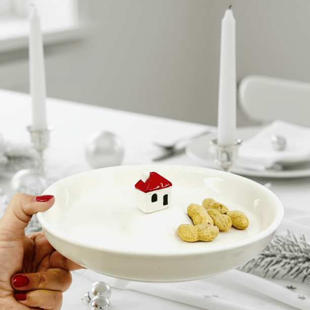 Stoneware Holiday Serveware, Cottage Creative Co-Op 