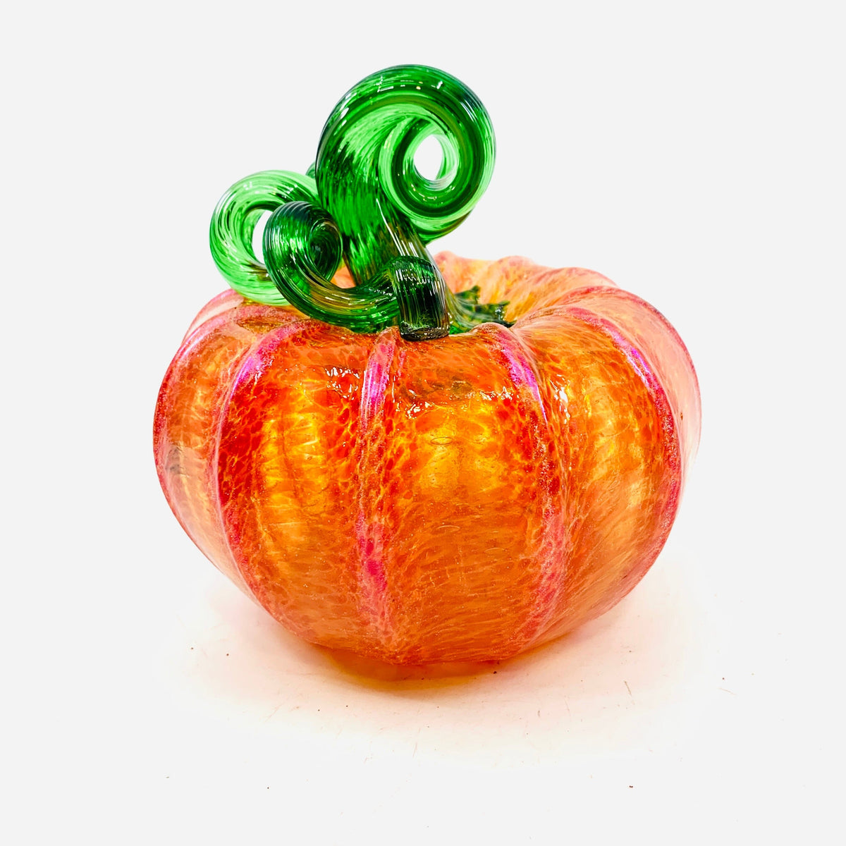 Daily Pumpkin 47 Fall Shimmer Squat Daily Pumpkin Luke Adams Glass Blowing Studio 