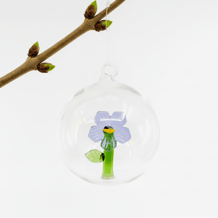 Glass Icon Ornament, Lilac ICHENDORF 