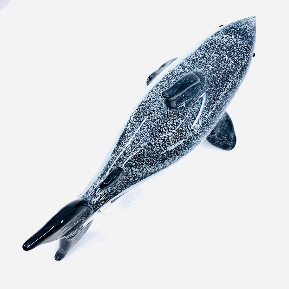 Great White Shark Large Glass Paperweight 22 Decor Chesapeake Bay 