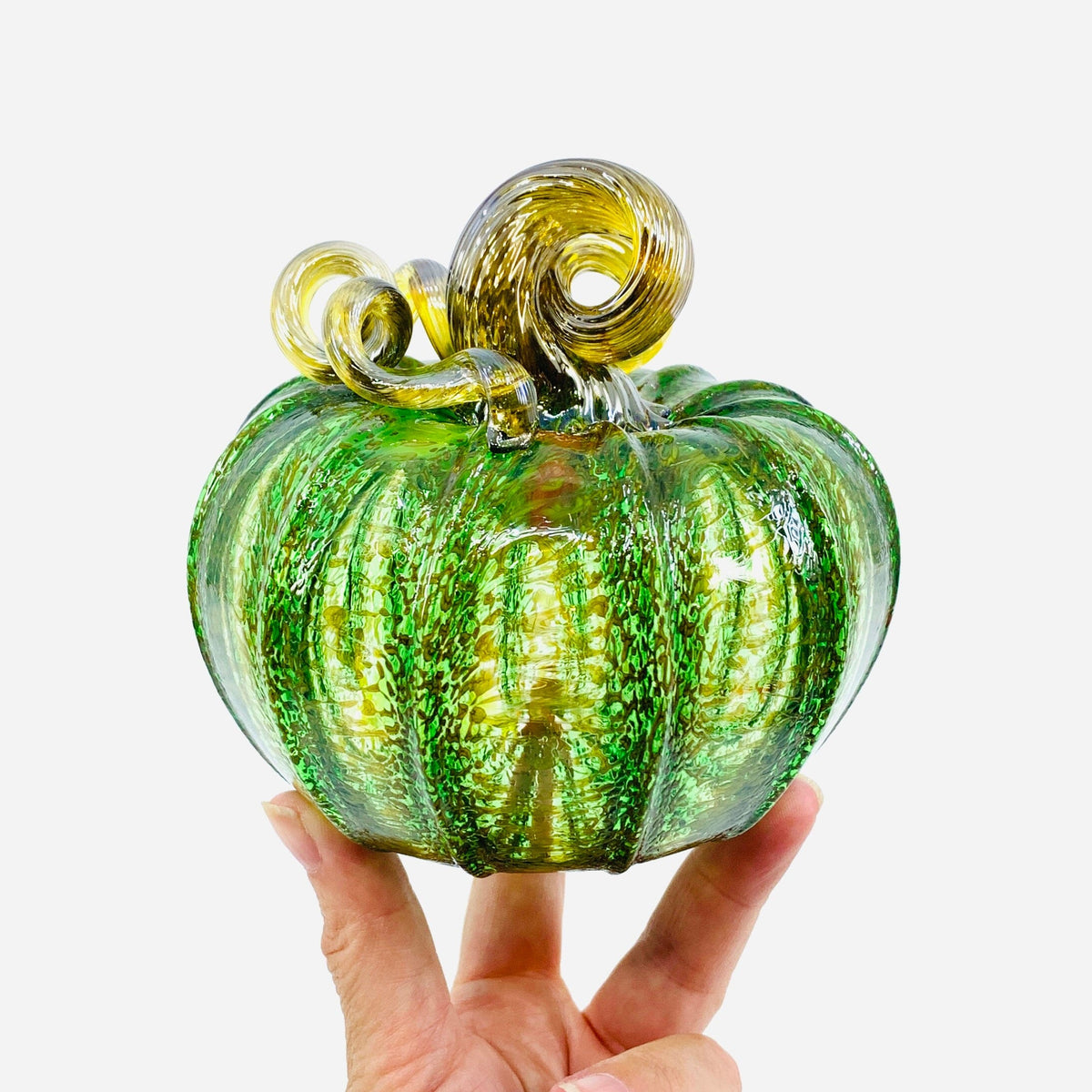 Daily Pumpkin 3108 Fall Squat Gabby Luke Adams Glass Blowing Studio 