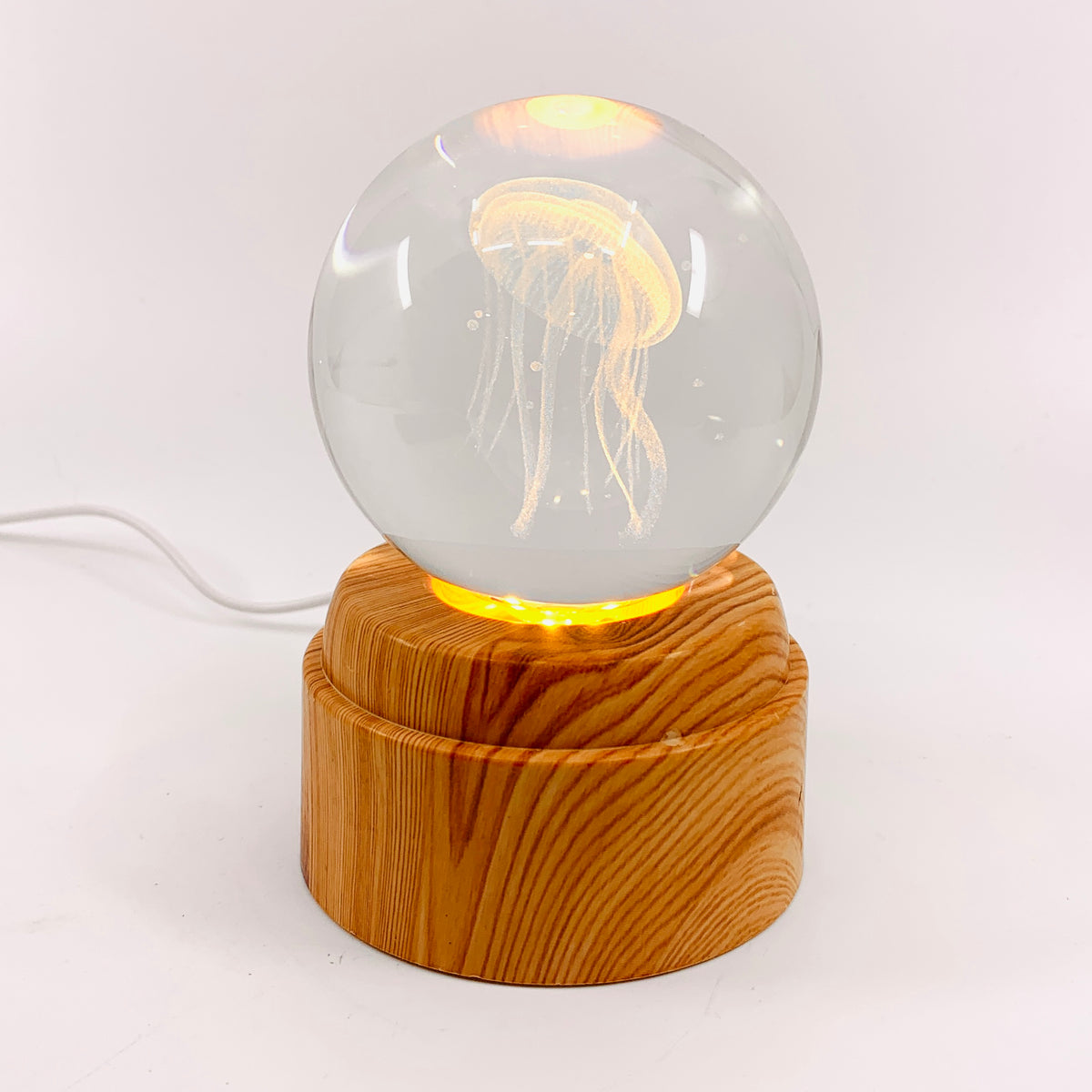 Jellyfish Rotating Crystal Ball Lamp