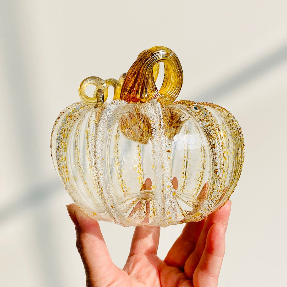 Daily Pumpkin 2784 Squat Gabby Luke Adams Glass Blowing Studio 
