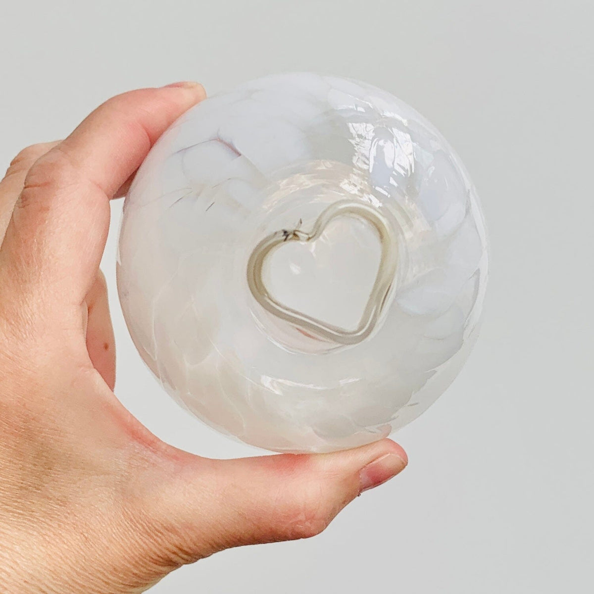 Daily Pumpkin 703 Heart Vase Gabby Henrietta Glass 