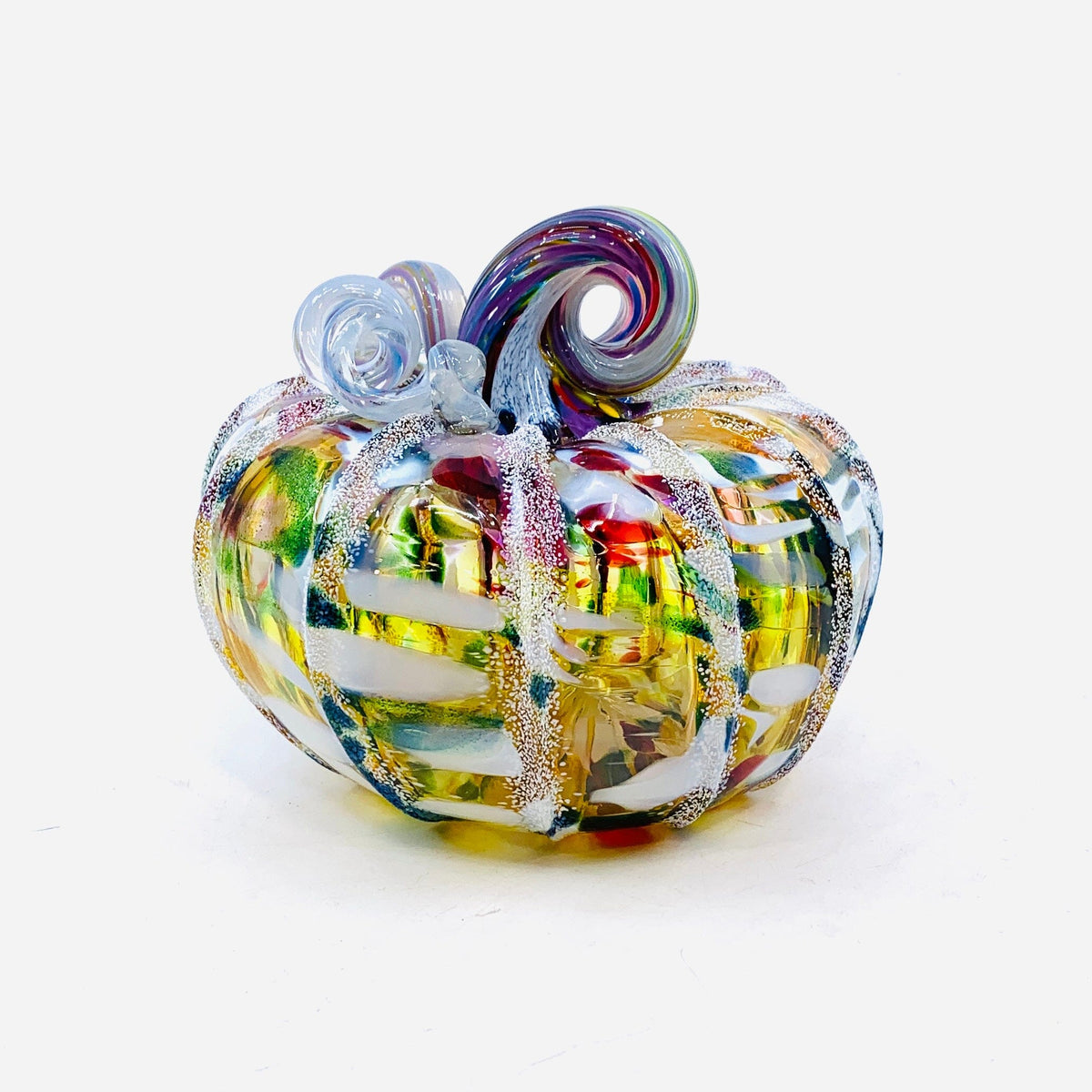 Daily Pumpkin 2078 Snowfall Squat Gabby Luke Adams Glass Blowing Studio 