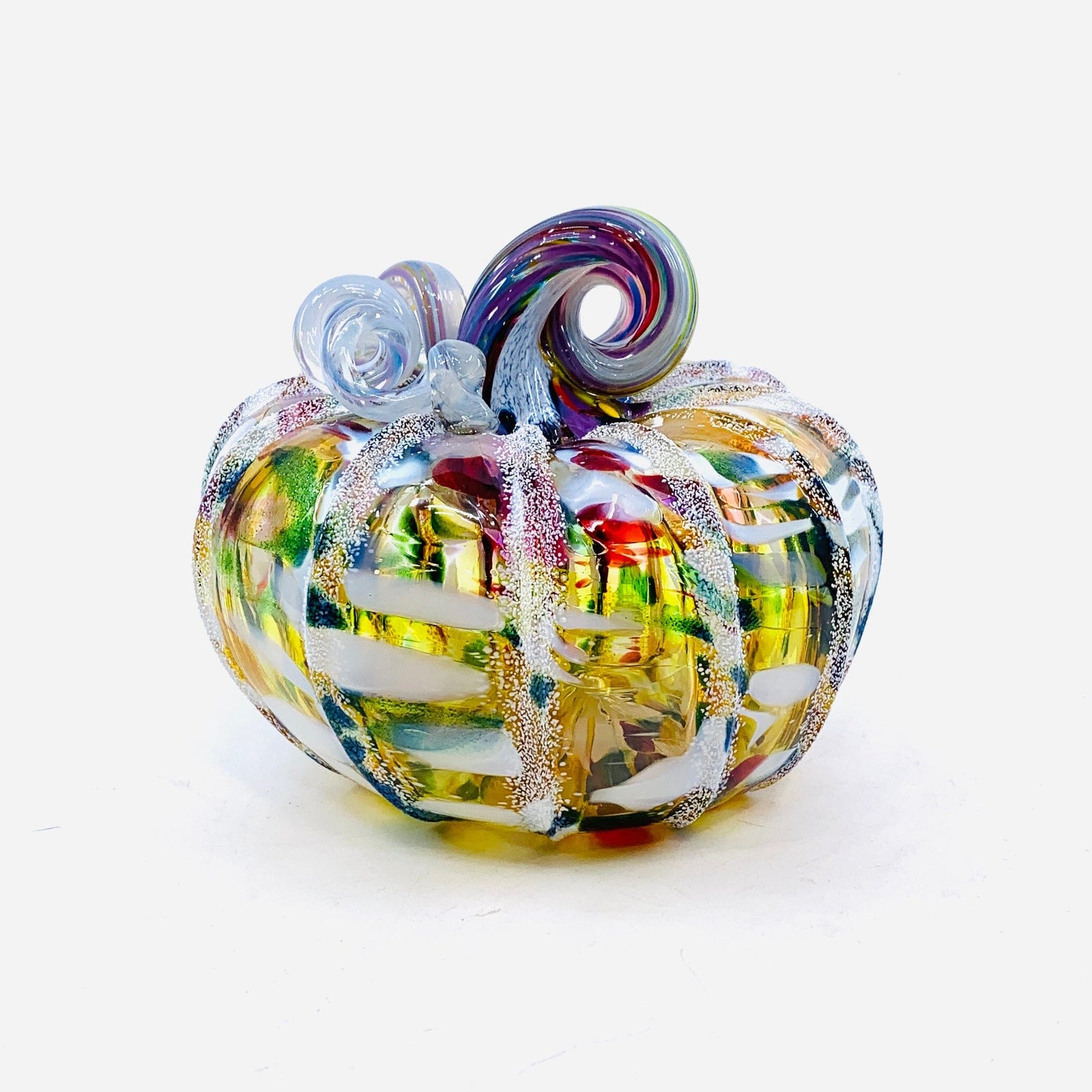 Daily Pumpkin 2078 Snowfall Squat Gabby Luke Adams Glass Blowing Studio 