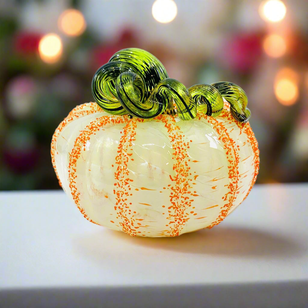 Tigerlily Squat Pumpkin Inspo Luke Adams Glass Blowing Studio 
