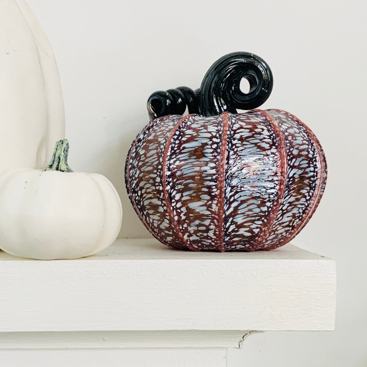 Best Pumpkin of The Day 570 Fall Shimmer Squat Daily Pumpkin Luke Adams Glass Blowing Studio 