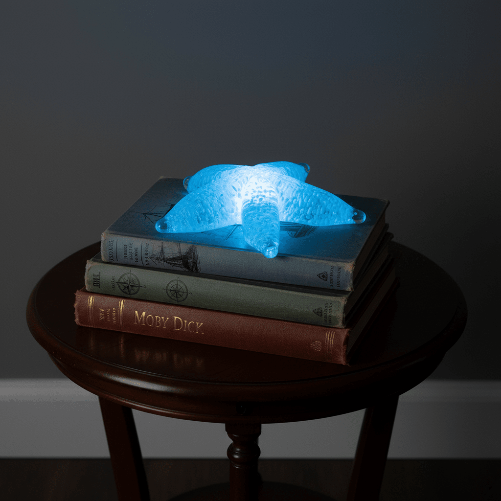 Glow in The Dark Sea Star Decor Beachcombers 