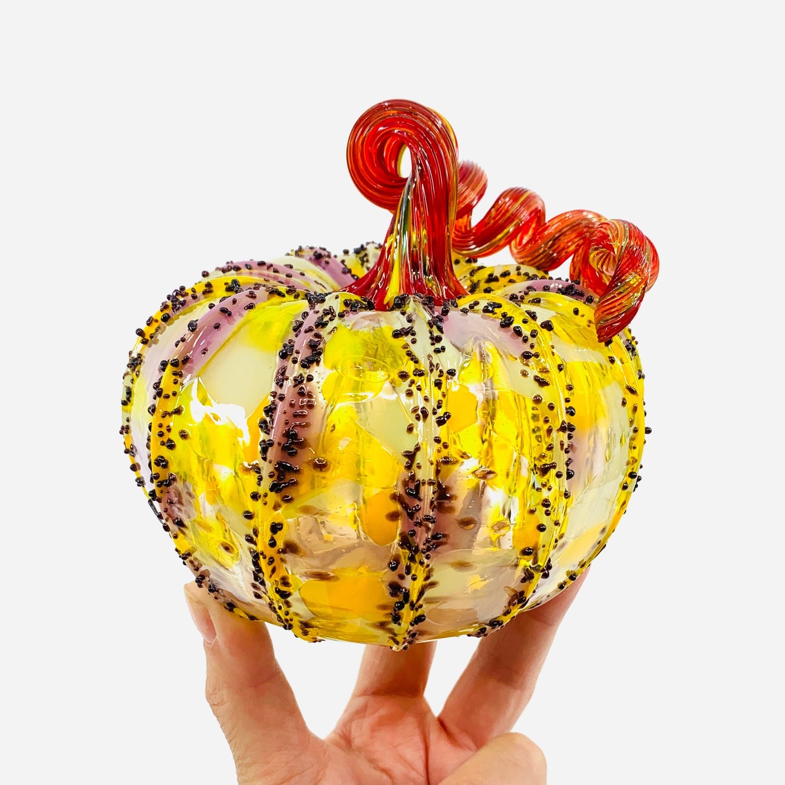 Daily Pumpkin 2191 Squat Gabby Luke Adams Glass Blowing Studio 