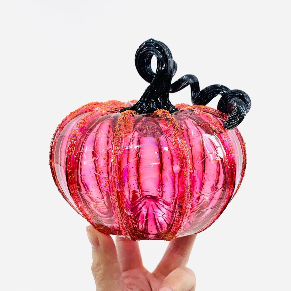Daily Pumpkin 1219 Squat Daily Pumpkin Luke Adams Glass Blowing Studio 