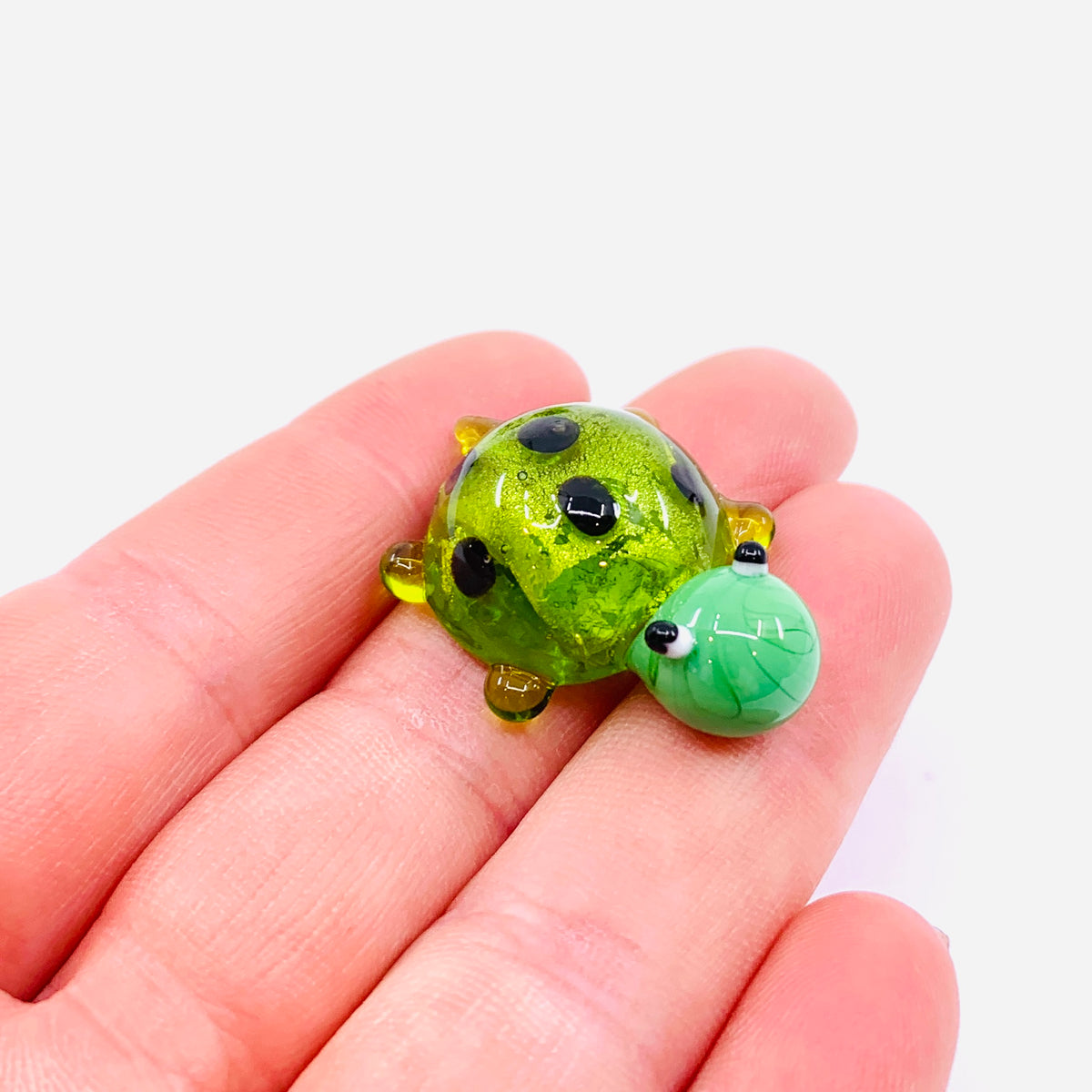 Tiny Glass Turtle 275, Sweet Pea