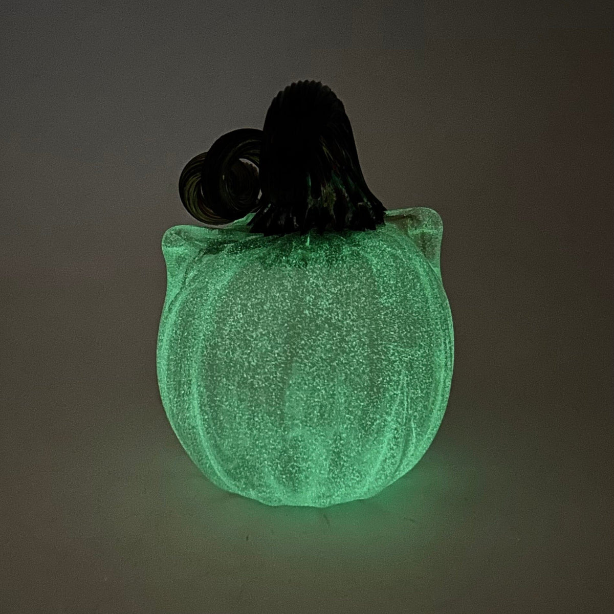 Glow Catkin 1206 Daily Pumpkin Luke Adams Glass Blowing Studio 