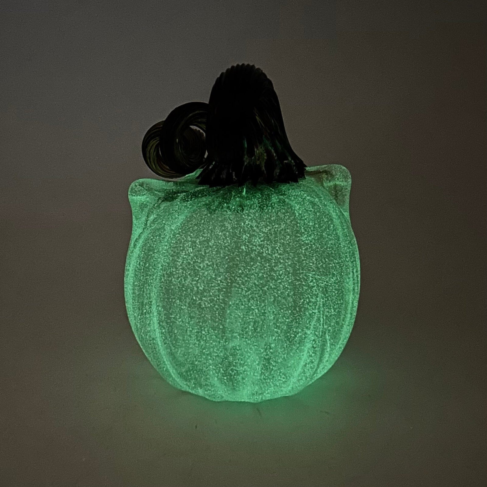 Glow Catkin 1206 Daily Pumpkin Luke Adams Glass Blowing Studio 