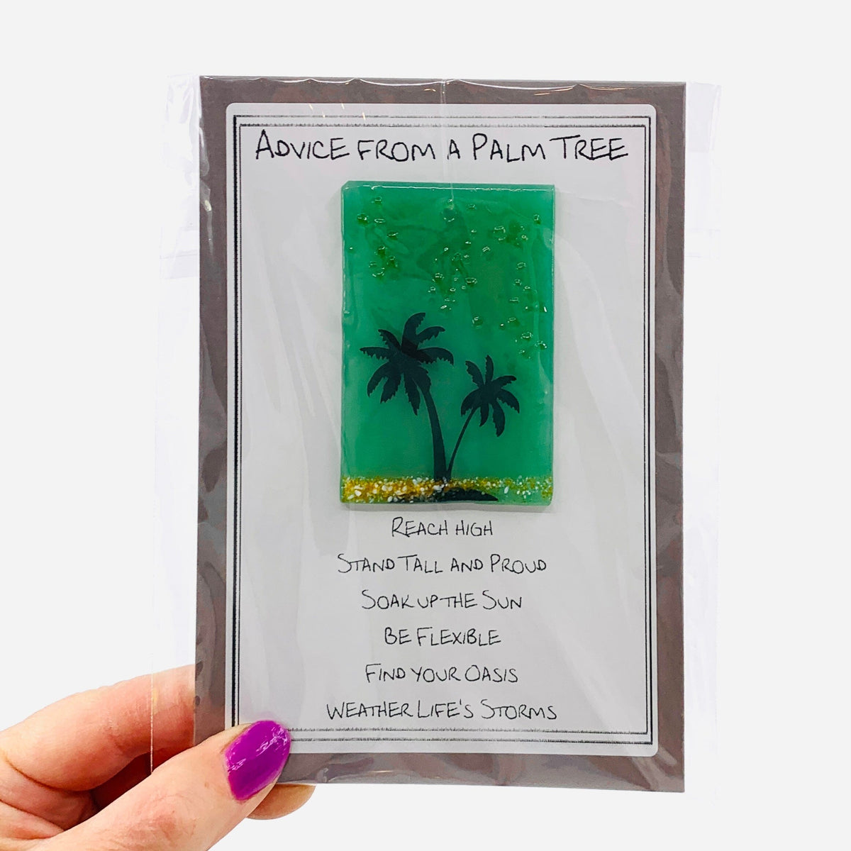 Fused Glass Advice From a Palm Tree 15 Decor Glimmer Glass Gifts 