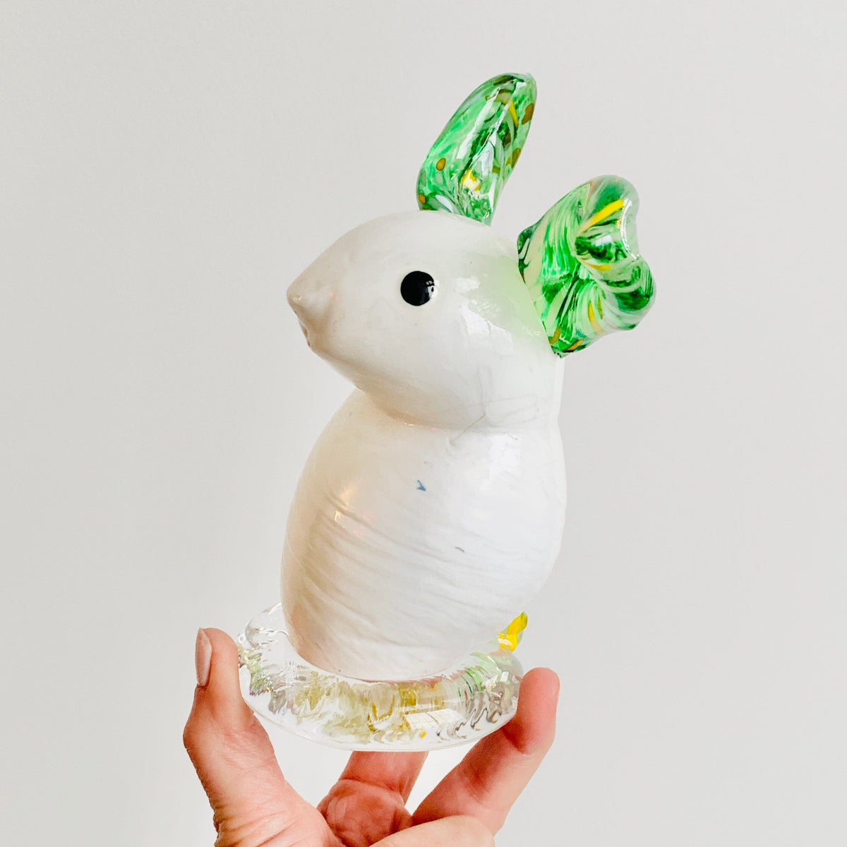Daily Bunny 271 - Fern Gabby Luke Adams Glass Blowing Studio 