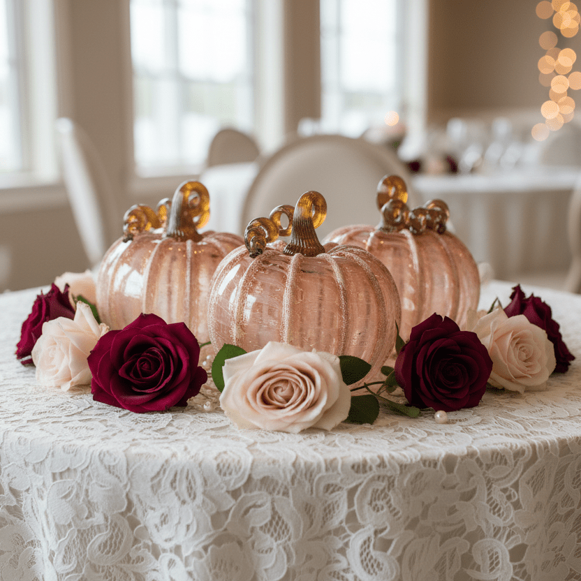 Daily Pumpkin 240 "Wedding Bouquet" Medium Gabby Luke Adams Glass Blowing Studio 