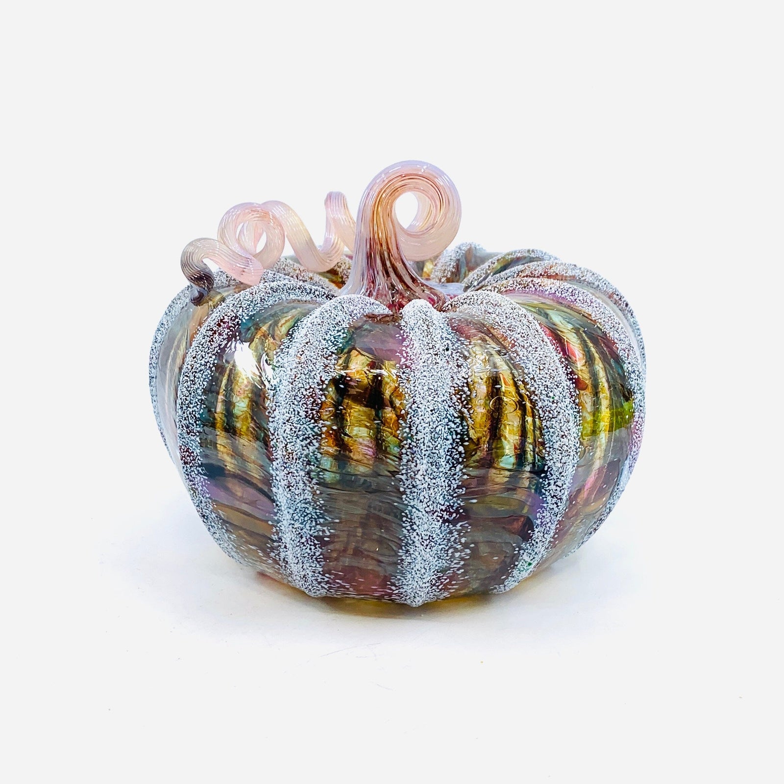 Daily Pumpkin 1825 Snowfall Squat Gabby Luke Adams Glass Blowing Studio 