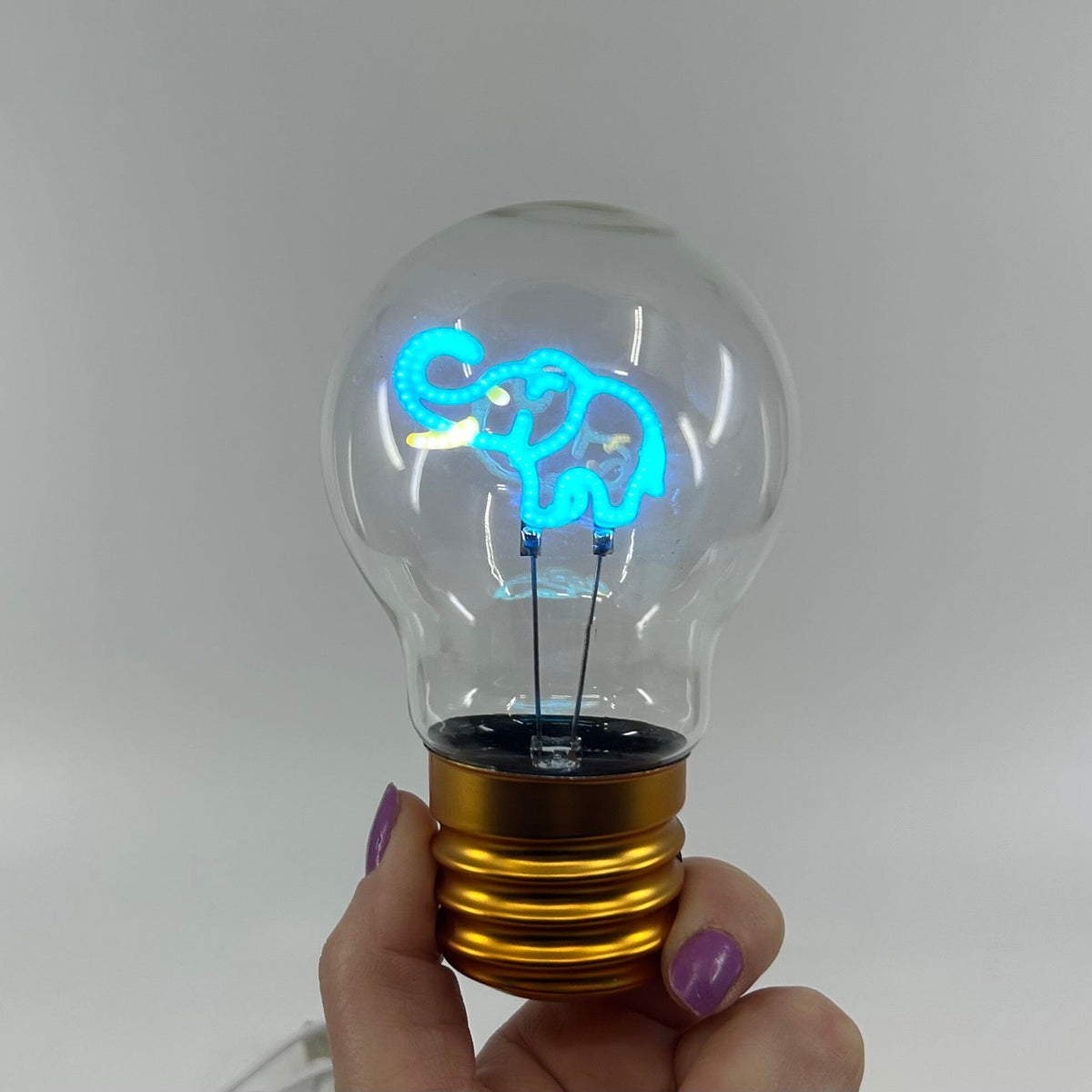 Neon Elephant Lightbulb 29TONIGHT 