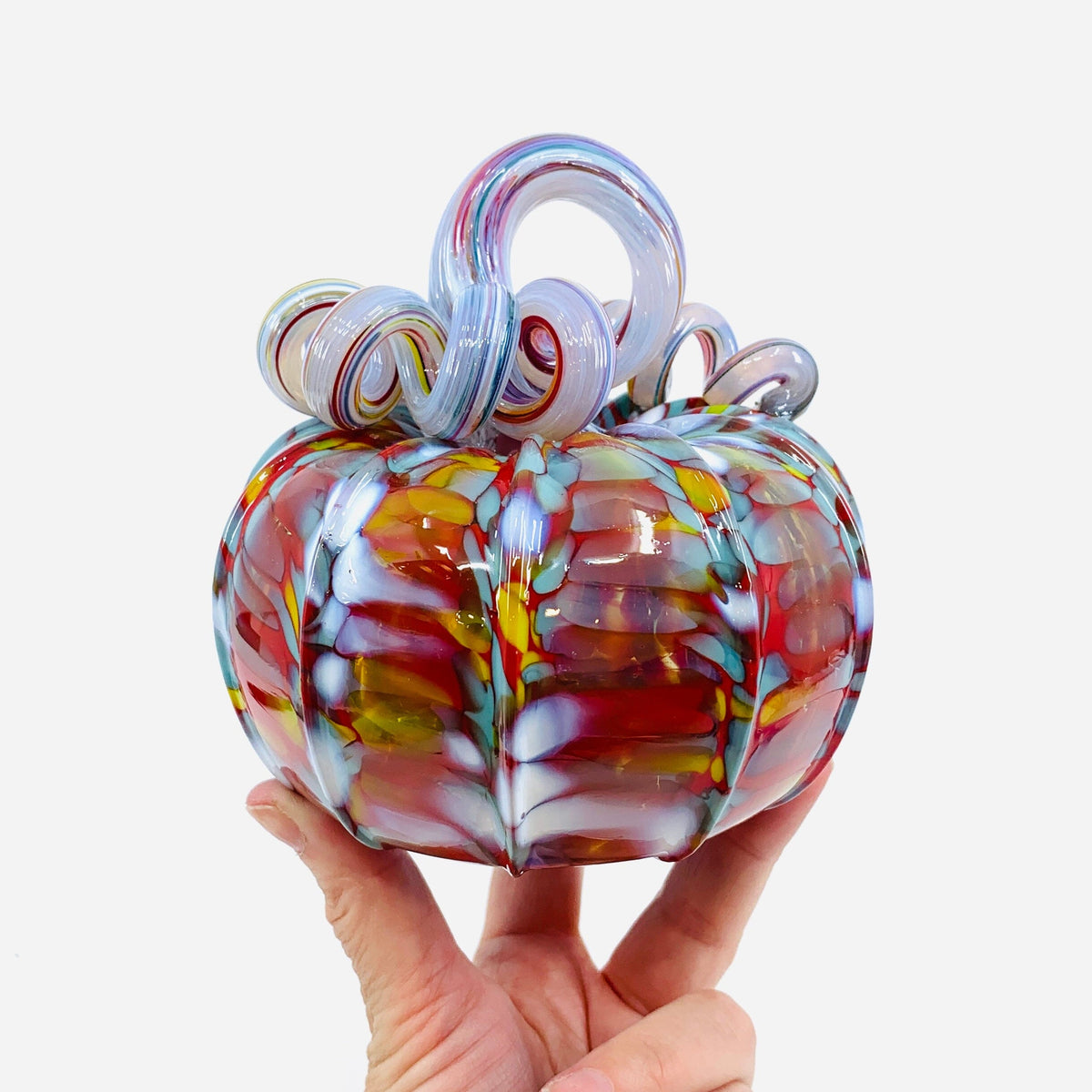 Daily Pumpkin 732 Squat Gabby Luke Adams Glass Blowing Studio 