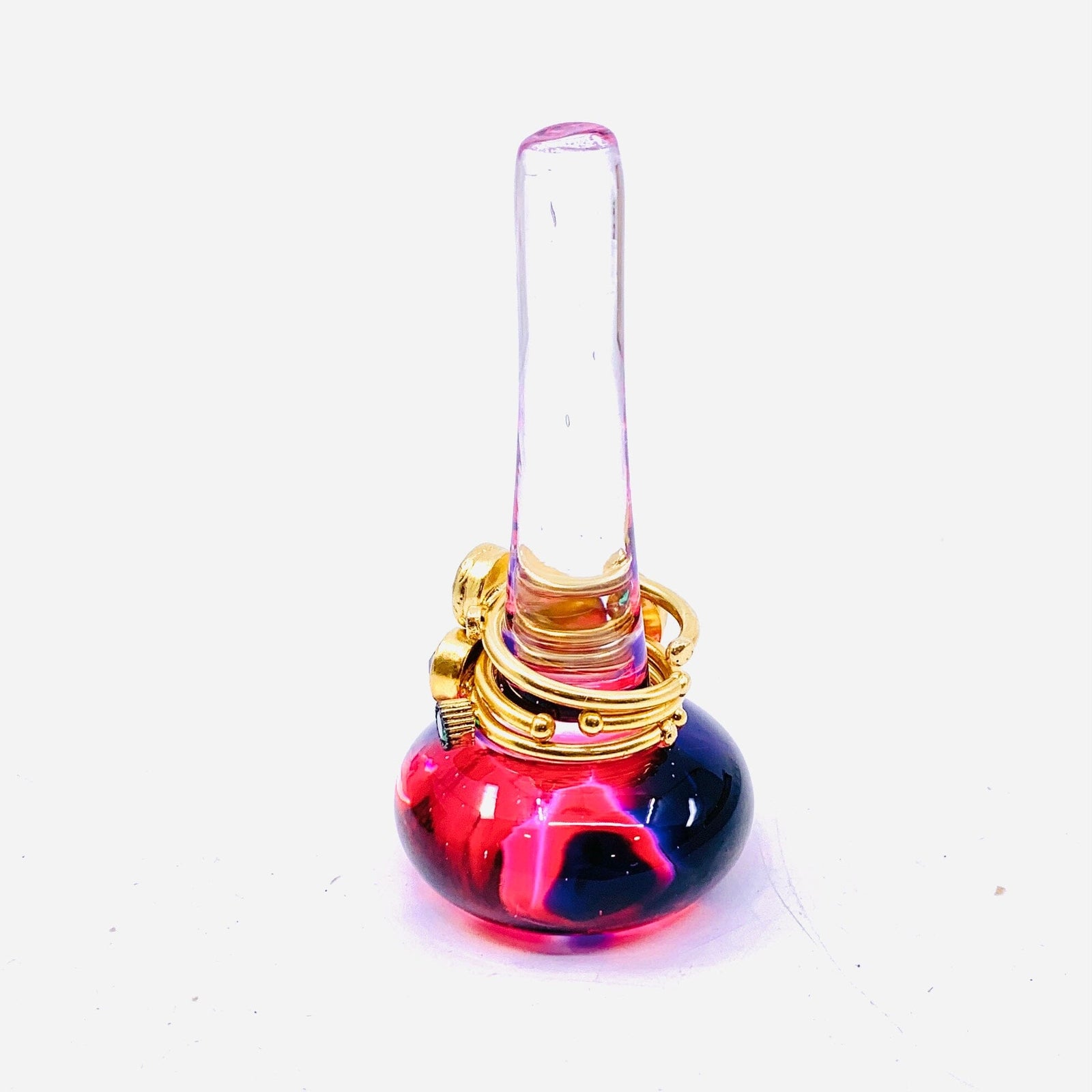 Artisan Glass Ring Holder, 21 Confetti Henrietta Glass 