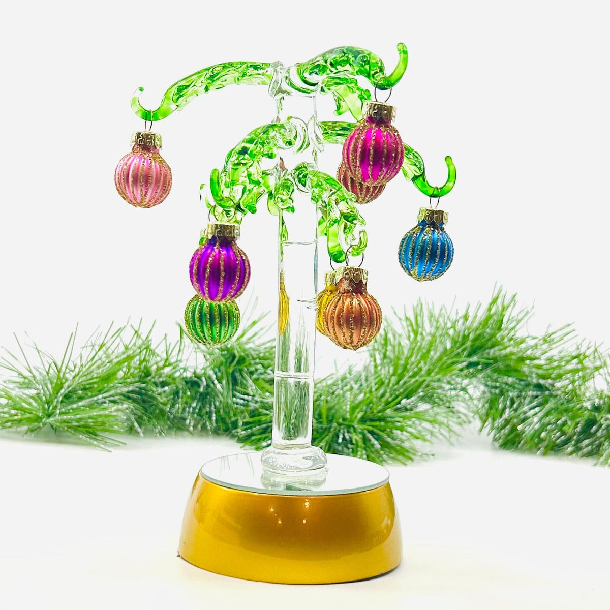 Glass Lighted Palm Tree 22 Decor Gift Essentials 