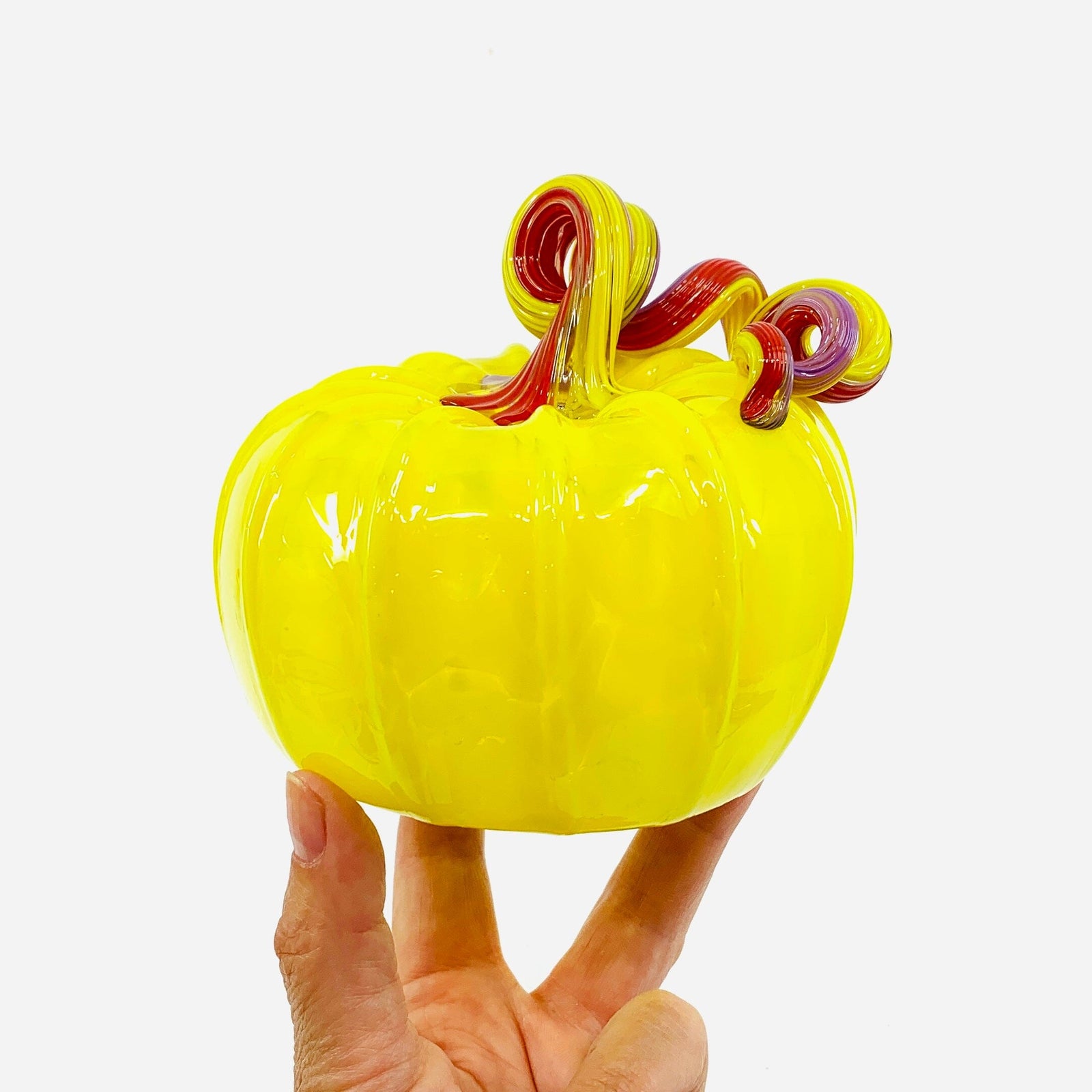 Daily Pumpkin 2244 Oops Squat Gabby Luke Adams Glass Blowing Studio 