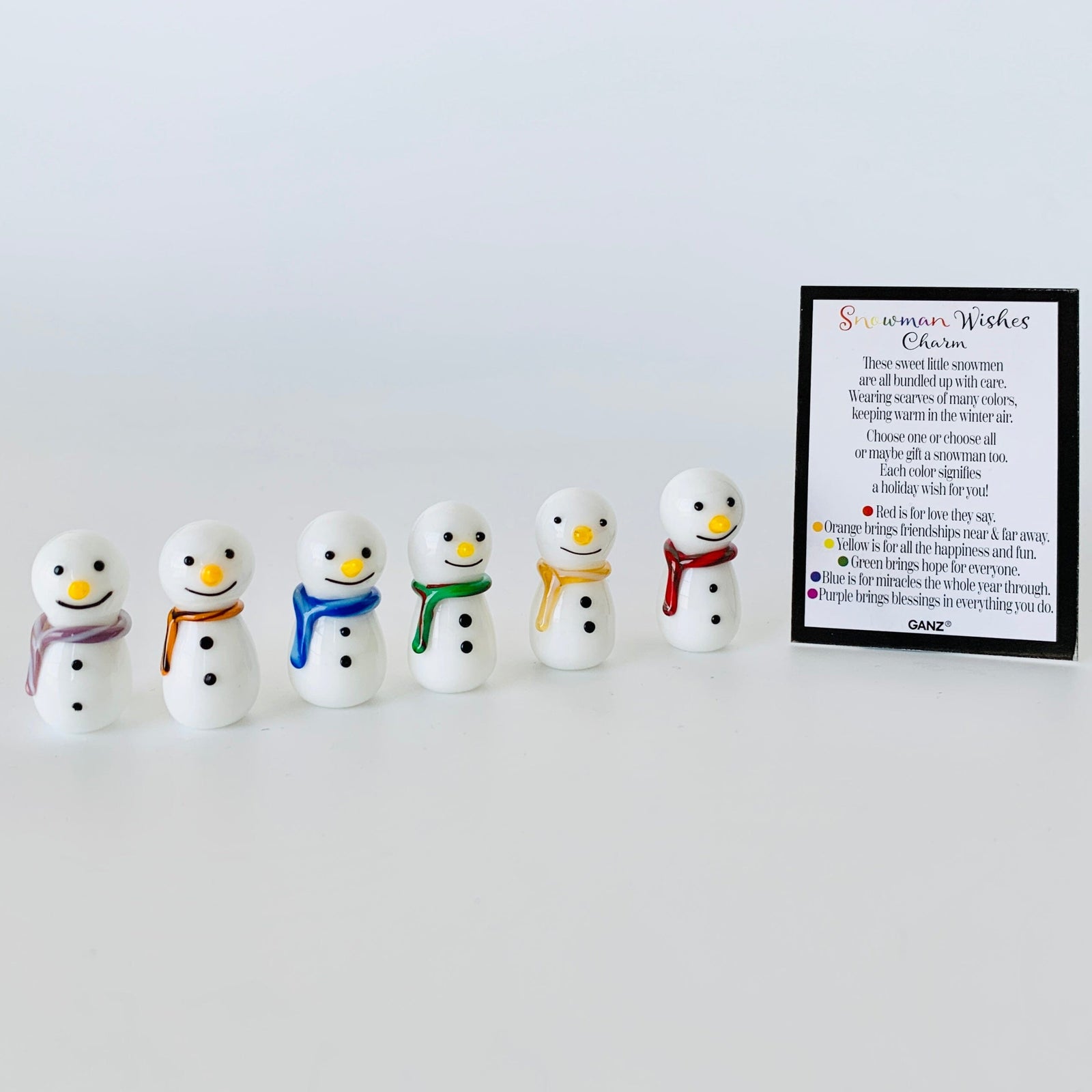 Snowman Wishes PT-125 Miniature GANZ 
