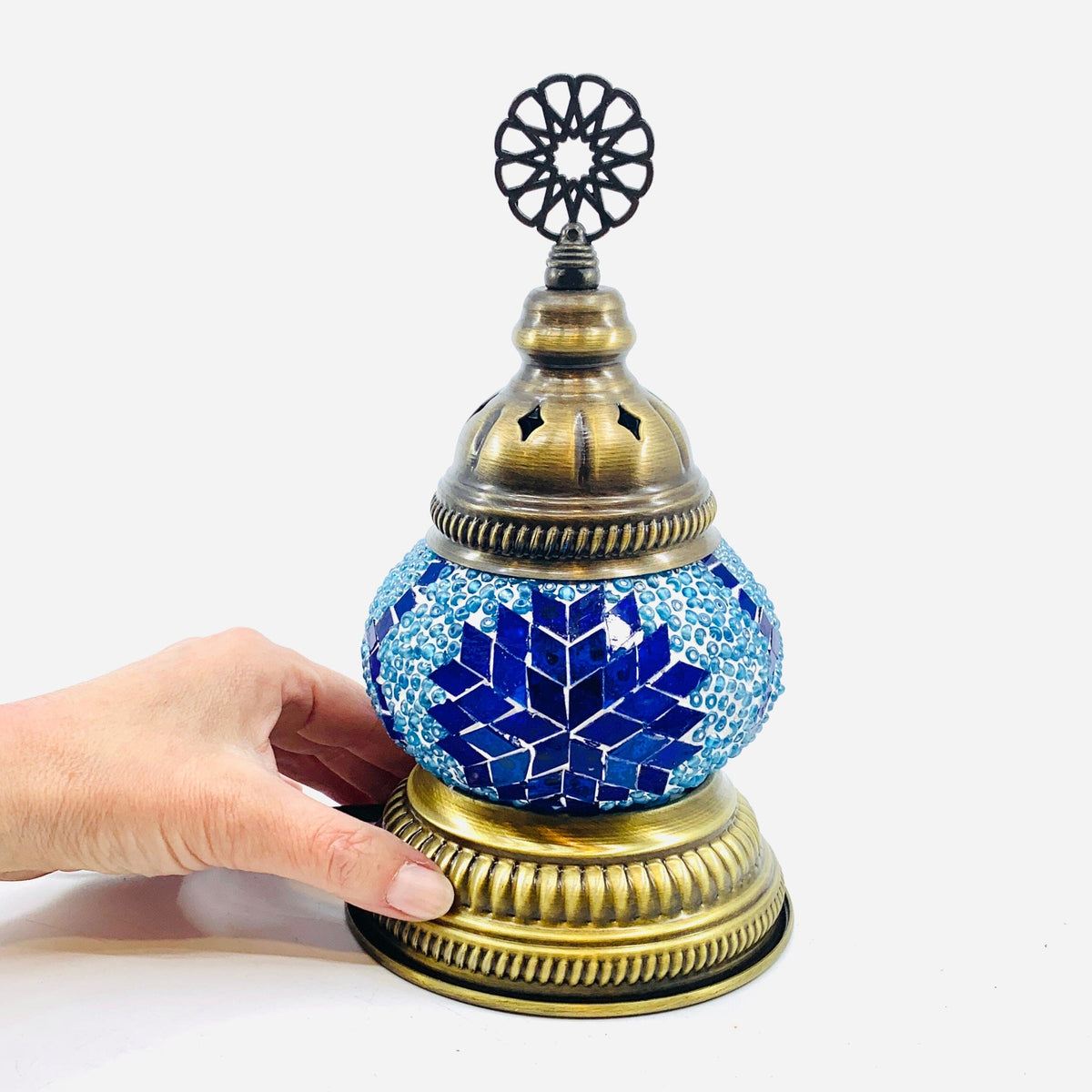 Turkish Mosaic Mini Lamp, 10 Decor Natto USA 