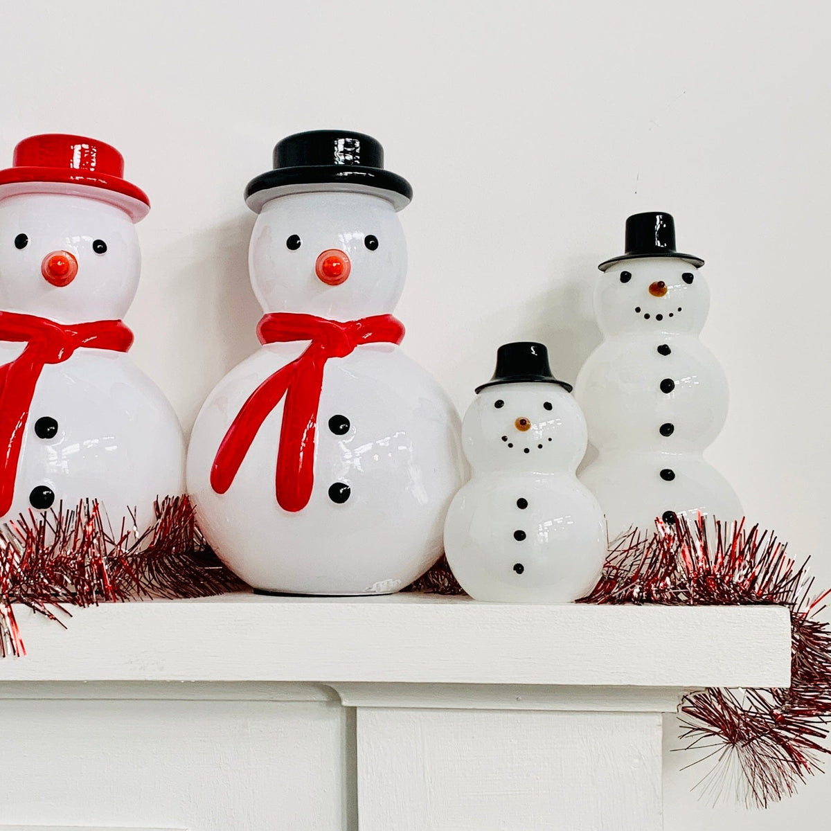 Smiling Snowman - Large Diamond Star 