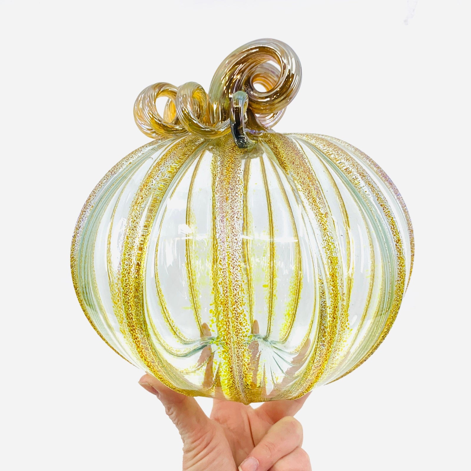 Daily Pumpkin 3325 Princess Large Gabby Luke Adams Glass Blowing Studio 